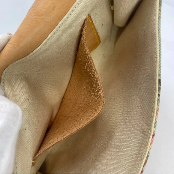 🪻RARE 🌷Vintage Ralph Lauren Floral Envelope Clutch Crossbody in Light Blue - Picture 14 of 15